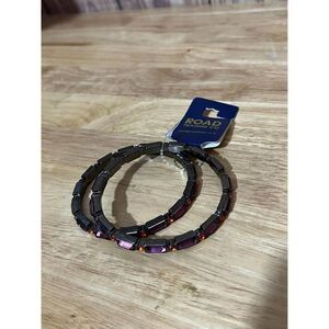 NWT Road Trading Co Woman’s Bracelet Black/Pink